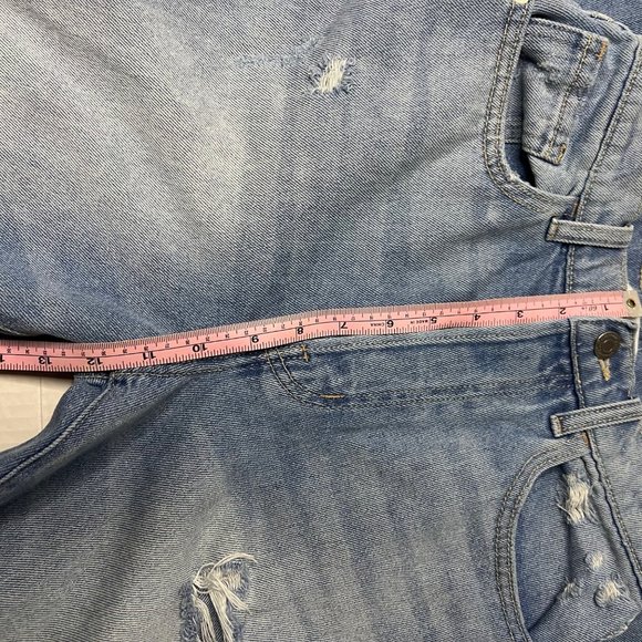 Cello Women's 1 Super High Rise Dad Jeans Button Fly Distressed Denim Y2K Excell - Picture 8 of 15